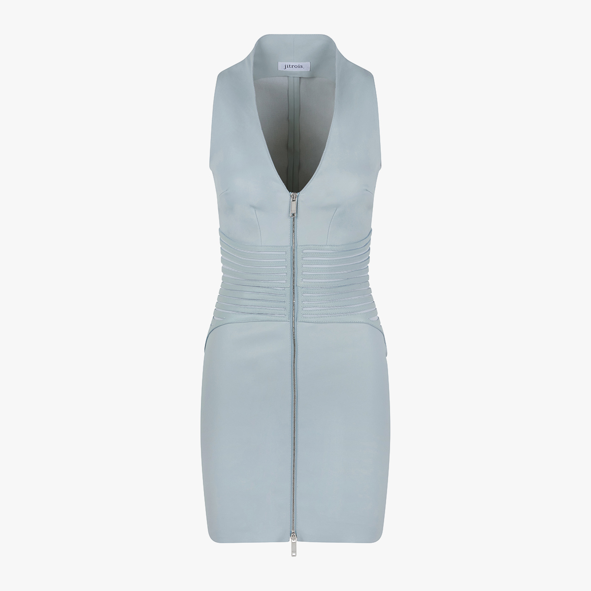 SNATCH dress in stretch leather for Women | Jitrois