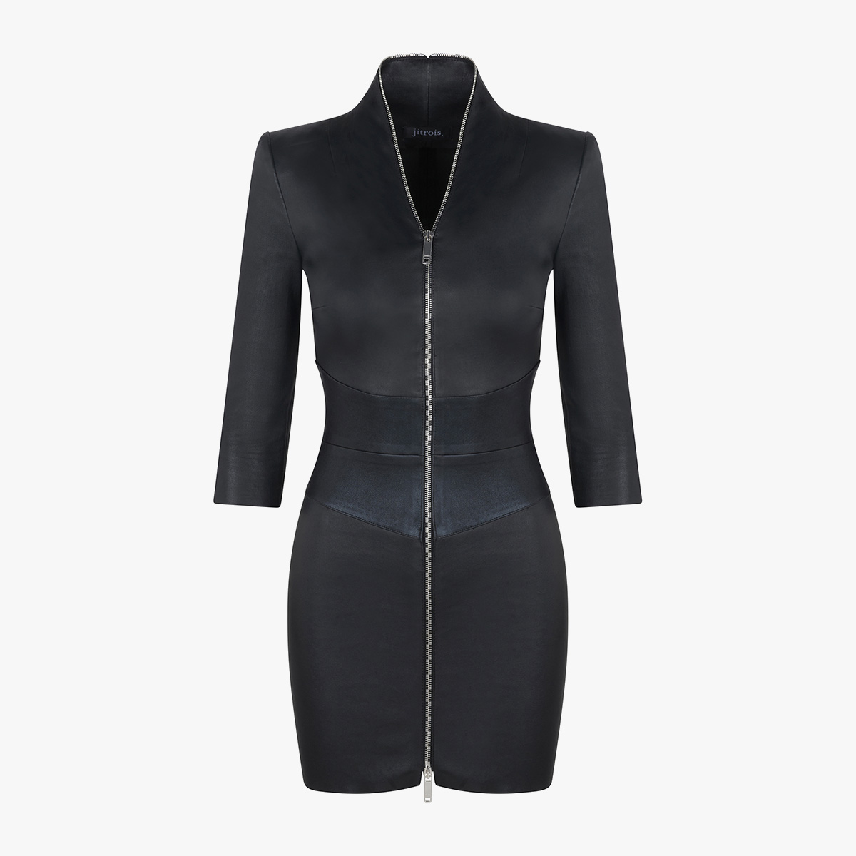 OLYMPIA dress in stretch leather for Women | Jitrois
