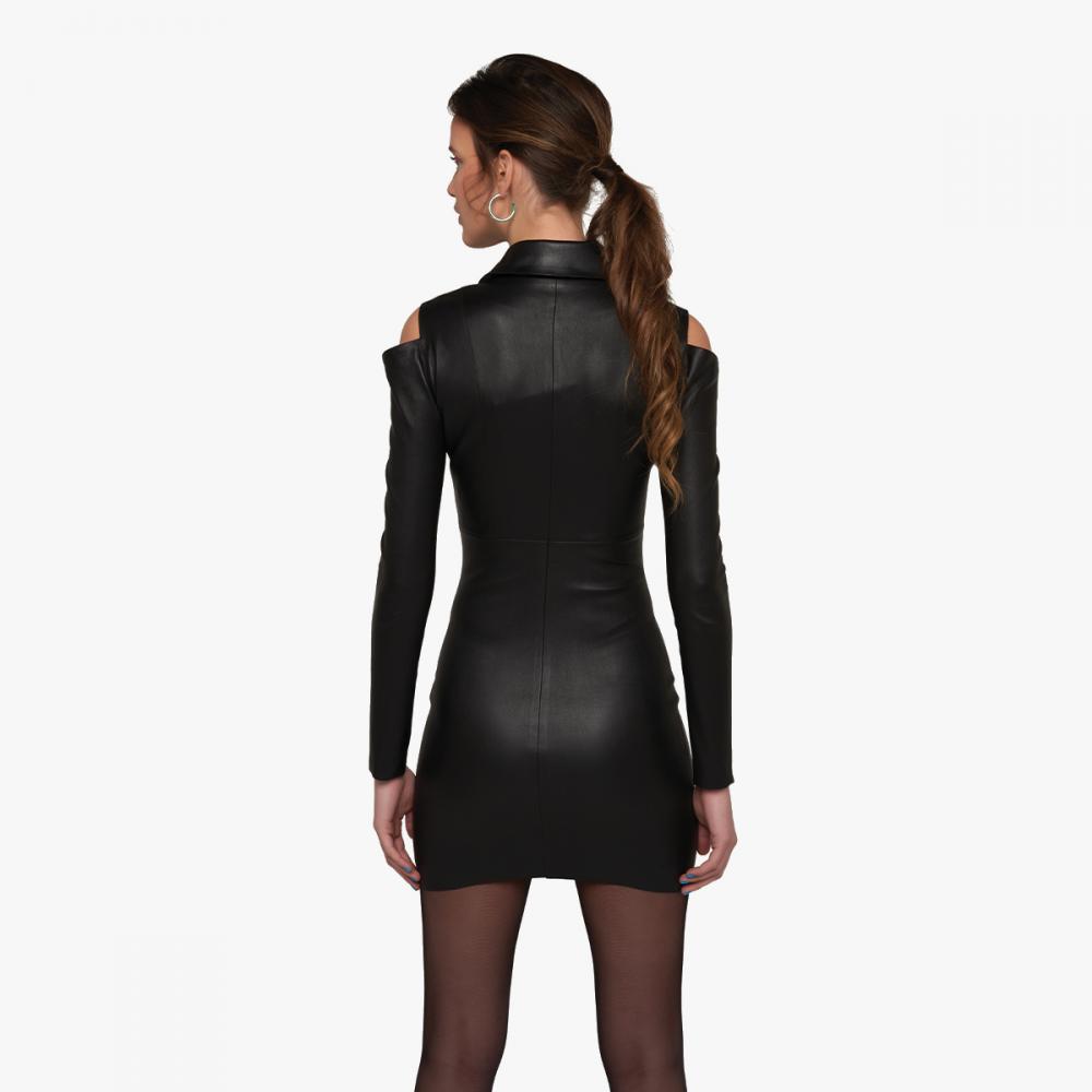 EROS dress in stretch leather for Women | Jitrois