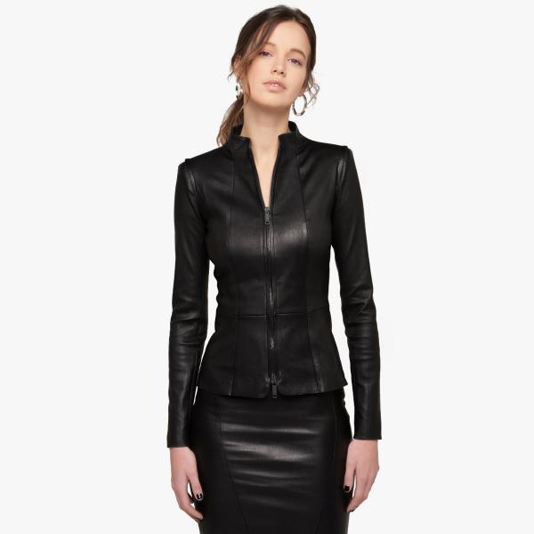 AYNA Jacket in Stretch Leather | Jitrois