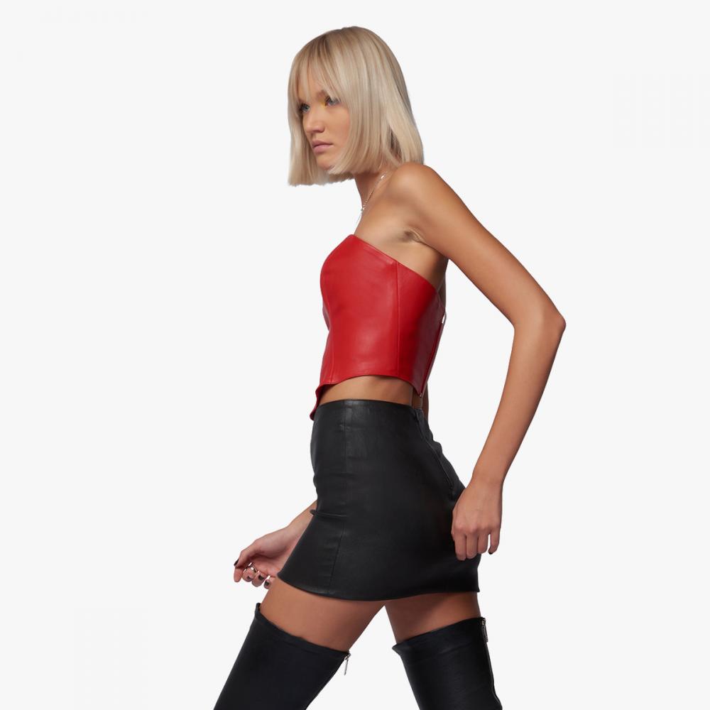 Women's NJ stretch leather corset | Jitrois