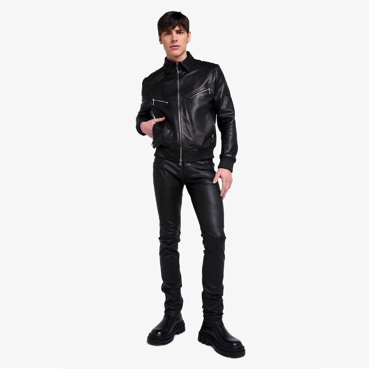 JASON leather jacket | Jitrois