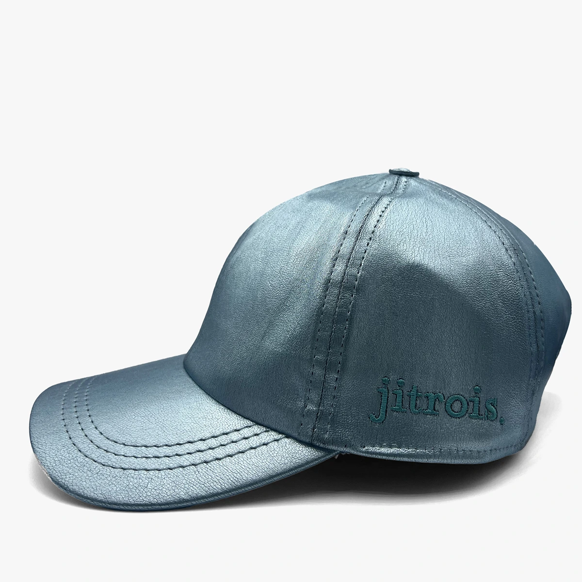 hat blue metallique jitrois